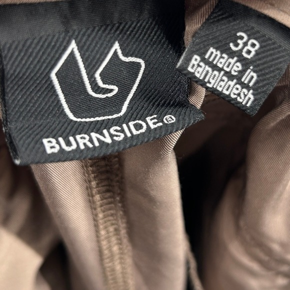 Burnside Cargo Shorts Khaki Size 38 - Picture 7 of 8